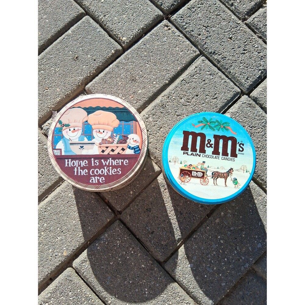 190 M&M's and Home is Where the Cookies are Tins Collectors